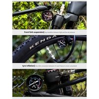 AliExpress NONE TANKE-Portable Bike Air Pump,300psi High-Pressure with Gauge,for Fork Rear Suspension Shock Absorber,Mountain Bicycle pump wheel