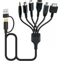 6 in 1 USB C Type C PD Charging Cord for NDS Lite / Wii U / New 3DS XL LL /2DS / GBA SP / PSP / PSV Game Charger Cable Cords