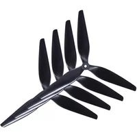 HQ Macroquad Prop 10X5X3/9X5X3 1050/9050 10inch/9inch 3 blade/tri-blade Black-carbon Reinforced Nylon propeller prop for FPV