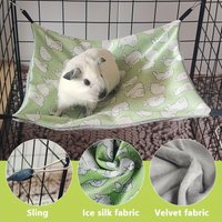 2 Size Double-Sided Hammock Guinea Pig Breathable Summer Hammock with Sling Pets Hammock Products Small Pets Accessory Equipment