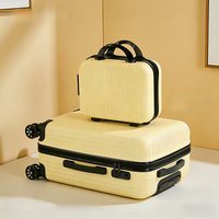 Large Capacity 14 Inch 20 Inch PP Material Luggage Bag with Universal Wheels And Combination Lock Simple Pull Rod Travel Suit...