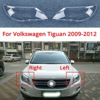 Auto Front Scheinwerfer Abdeckung Objektiv Glas Scheinwerfer Transparent Lampenschirm Lampe Shell Masken Für Volkswagen Tiguan 2009-2012