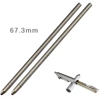 20pcs/lot Replaceable Metal Refills for Multicolor Ballpoint Pen Black Blue Red Refill Office School Writing Students Stationery