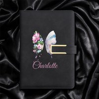 Personalized Vintage PU Leather Notebook with Soft Cover And Bookmark,Ideal for Business Meetings, University Life, Love Diaries