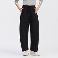 Semir Women Loose Pants Contrast Curved Barrel Leg Loose Sport Style Casual Autumn Trousers Urban Daily Wear 2026