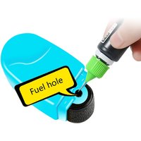 10ml Refill Ink Anti Theft Privacy Safety for Confidential Security Stamp Roller Protection Roller Stamp Refill Ink 24BB