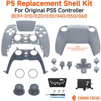 Suitable for DS5 controller anniversary gray DIY modification shell, compatible with BDM-010 020 030 040 050 060- new product