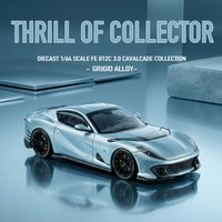 Fuelme TOC 1:64 Alloy 812 Cruising Series Starry Sky Color Imitation Car Model Toy Collection Display Item for Boys as a Gift