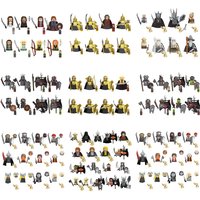 TV6411 Lord Action Figures Blocks Rings Toy Orcs Medieval Wars Building Bricks Model Creative Toy Gift For Children Anime Fans