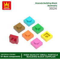 Wange 588Pcs/Lot 3024 1x1 Short 1-Hole Building Blocks Classic Base Parts Compatible with Bricks Children Toys Assembly Gift Box image 4