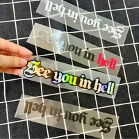 AliExpress NONE See You In Hell Sticker Waterproof Durable for Car Motorcycle Bike Laptop
