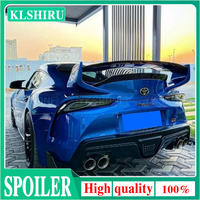 Tylny spojler bagażnika do Toyota Supra A90 2019 2020 2021, wykonany z włókna węglowego, błyszczący spojler typu carbon lip.