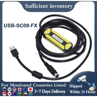 NEW USB-SC09-FX FX-USB-AW For Mitsubishi MELSEC FX Series PLC Programming Cable USB To RS422 Adapter Data Download Line