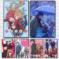 Anime T-Toradora Poster Canvas painting poster with prints Home bedroom living room decoration gift