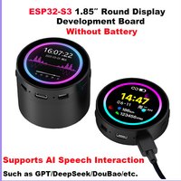 Waveshare ESP32-S3 1.85inch Round LCD Development Board 360x360 AI Speech Speaker Box ESP32 Display for Arduino IDE ESP-IDF