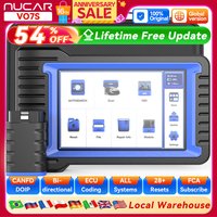 Profesjonalny cały System samochodowe narzędzia diagnostyczne MUCAR VO6/VO7 skaner Obd2 OBD autodiagnostyka ECU aktywny Test kodowania