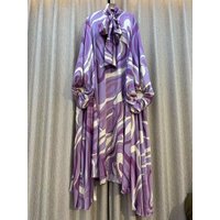 New 2026 High Quality Fashion Irregular Midi Dress Female long Sleeve Elegant Loose Casual Party A-line Evening Dress For Women