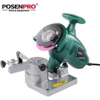 250 W Kettensägenschärfer, 100 mm, 4 Zoll, elektrischer Schärfer zum Schärfen von Sägeketten, tragbar, Gartengeräte POSENPRO