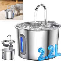 Cat Water Fountain Pet Water Dispenser for Cats Dogs Inside 1Filters&Ultra-Quiet Pump 2.2L/74oz Dog Cat Dringing Fountain