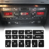 Car AC Dash Button Sticker For A4 B6 B7 AC Climate Control Button Repair Restoration Decals Stickers Interior Parts