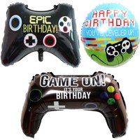Video Game Controller Party Decoration Happy Birthday Gaming Gamepad Balloons Internet Celebrity Video Gamer Boys Party Supplies
