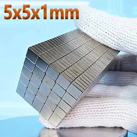 N35 NdfeB 5x5x1mm Magnet Square Shape Permanent Magnetic Imanes 5*5*1mm Accessory Neodymium Fridge Craft Diy Magnet 50-1000pcs