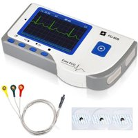 Portable Bluetooth ECG Monitor PC-80B ECG Monitor, Visible Electrocardiogram, USB Rechargeable Heart Rate Detector