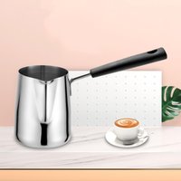 600ml Turkish Coffee Pot with Pouring Spout, Stovetop Ibrik for Brewing Coffee, Milk Tea, Hot Chocolate, Ideal for Home, Kitchen
