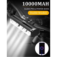AliExpress fivemi Fivemi Bicycle Light Front 10000mAh Bike Light Power Bank Flashlight USB Charging MTB Road Cycling Lamp Accessories Taillight