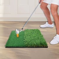 Synthetic Turf Golf Hitting Pad Golf Path Feedback Golf Practice Swing Path Golf Training Aid Equipment