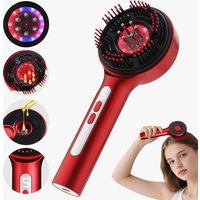 Electric Vibration Massage Comb Portable Hair Follicle Comb Scalp Oil Liquid Applicator Head Massager Hair Growth Anti Loss Care