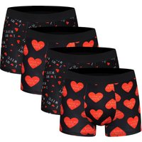 Top Selling Men's Four Cornered Underwear with Printed Fashion Men Boxer Shorts Breathable Mid Waist Underpant
