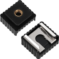 Hot Shoe Adapter Mount to 1/4 Screw Thread For Flash Tripod Studio Accessories