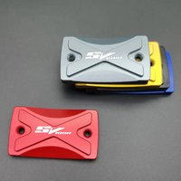 Bandit Motorcycle Aluminum Fluid Reservoir Cap Front Brake Clutch Master Cylinder Cover For SUZUKI SV1000 SV 1000 2003