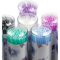 100PCS/Bottle Dentist Materials Micro Brush Dentistry Extension Tools Dental Disposable Micro Brushes Applicators