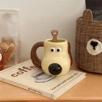 Designer Models Dog Ceramics Mugs Breakfast Cups Juices Milk Cups Cartoon Coffee Cups High Value