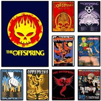 Pop Punk Band T-The OffspringS Poster HD art sticky wall waterproof home living room bedroom bar aesthetic decoration