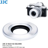 JJC Auto Lens Cap for Panasonic G Vario 12-32mm f/3.5-5.6 ASPH Olympus M.ZUIKO DIGITAL ED 14-42mm f/3.5-5.6 EZ Replaces LC-37C