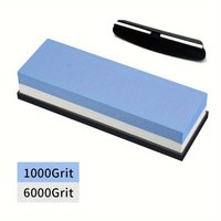 High quality sharpening stone,Dual-Sided1000/6000 Grit Sharpener with Non-Slip Base For Quick,Efficient Sharpening and polishing