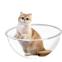 Acrylic Cat Hammock Replacement Dome Cover Cat House Nest Pet Furniture Scratch-Resistant Cat Toy Beds for Indoor Cats Climbing