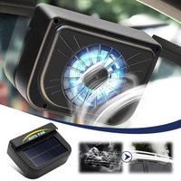 Car Window Solar Exhaust Fan For Ventilation Cooling And Reduction ABS Plastic Construction 15 Cm X 11 Cm X 6 Cm