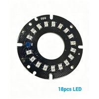 IR Infrared LED Board 850nm 18pcs LEDs Round Plate IR Illuminator Board Bulb For CCTV Security Camera