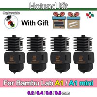 Upgrade 2.0 Hotend For Bambu Lab A1 Nozzle Bambu Lab A1 Mini Nozzle Kit Brass Hardened Steel Nozzle For Bambulab A1 V2 Hotend