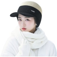 AliExpress NONE Unisex Winter Hat for Skiing, Cycling & Outdoor Sports Dual-Tone Knit Baseball Cap - Outdoor Activities Perfect Hats for Men