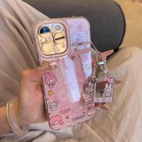 Kawaii My Melody New Phone Case Cartoon Bright Colors Phone Case Suitable for Iphone Anime Dopamine Accessories Girls Present