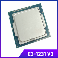 Xeon E3-1231V3 CPU 3.40GHz 8M LIncome 1150 façades-core Bureau E3-1231 V3 processeur E3 1231 V3 E3 1231V3