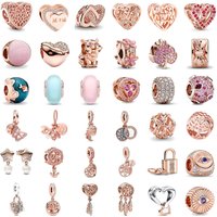 2024 Europe 925 Sterling Silver Family Charm Fit Original Bracelet Jewelry glow-in-dark Firefly Pendant Dangle Heart Bead