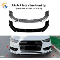 For Audi AUDI A7 S7 C7 Sline 2015-2018 Front Lip Front Shovel Spoiler Exterior Modification Accessories