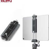 XILETU Cimapro 335mm Phone Tablet Mount, Aluminum Holder Cold Shoe Arca Swiss for iPad Pro 12.9 11 Air iPhone Tripod