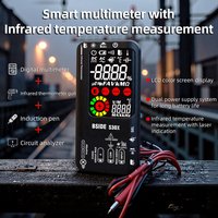 BSIDE S30X Digital Multimeter Quick Measurement Voltage Detector Infrared Thermometer 9999 Rechargeable Electricians AUTO repair